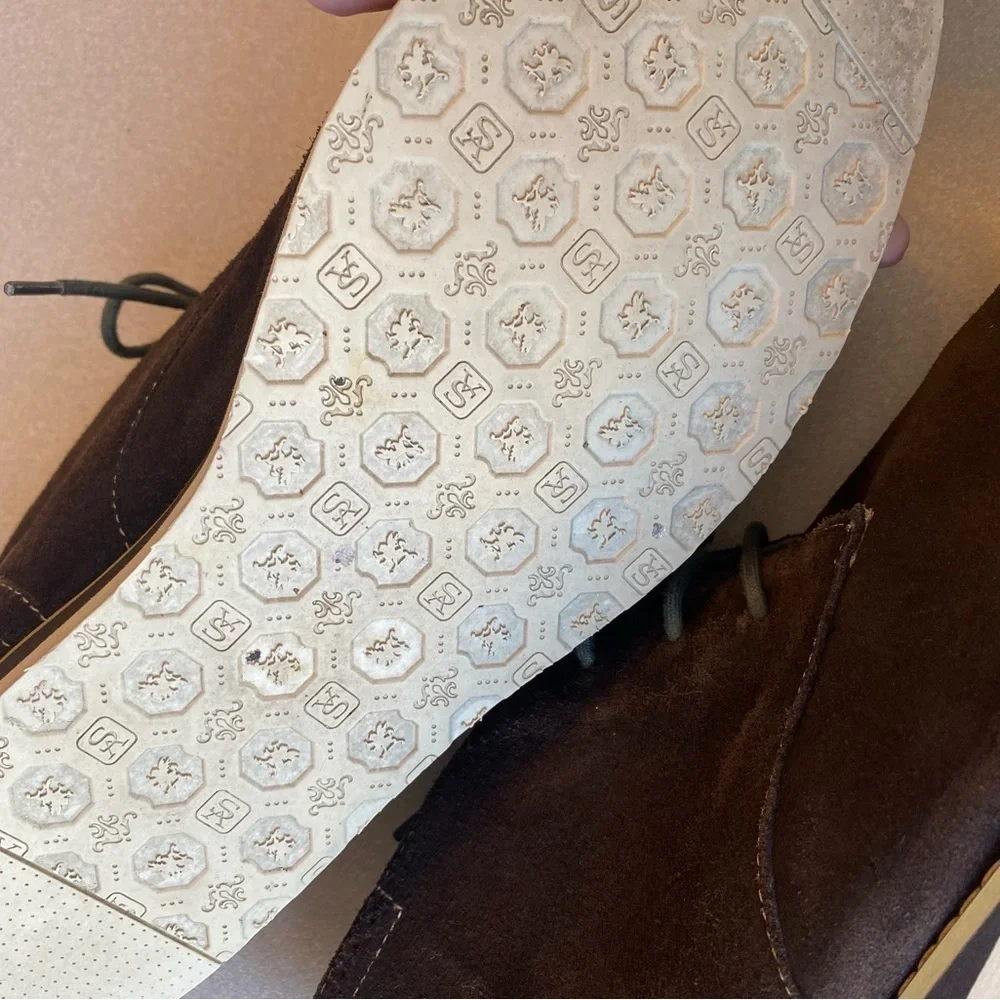 Stacy Adams Dark Brown Suede Chukka Style Boots
